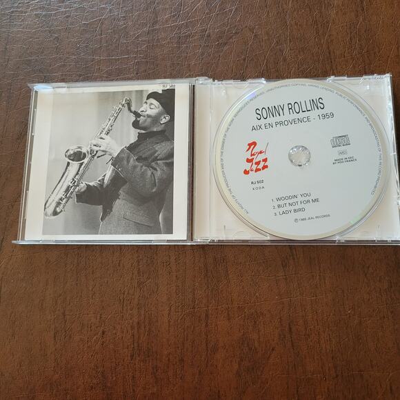 Vintage Sonny Rollins Aix en Provence, 1959 Import Audio CD Made in EEC @1989 - Picture 5 of 9